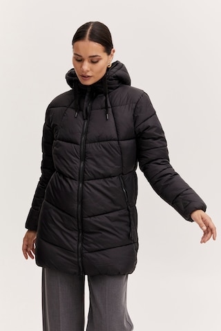 b.young Winter Jacket in Black: front