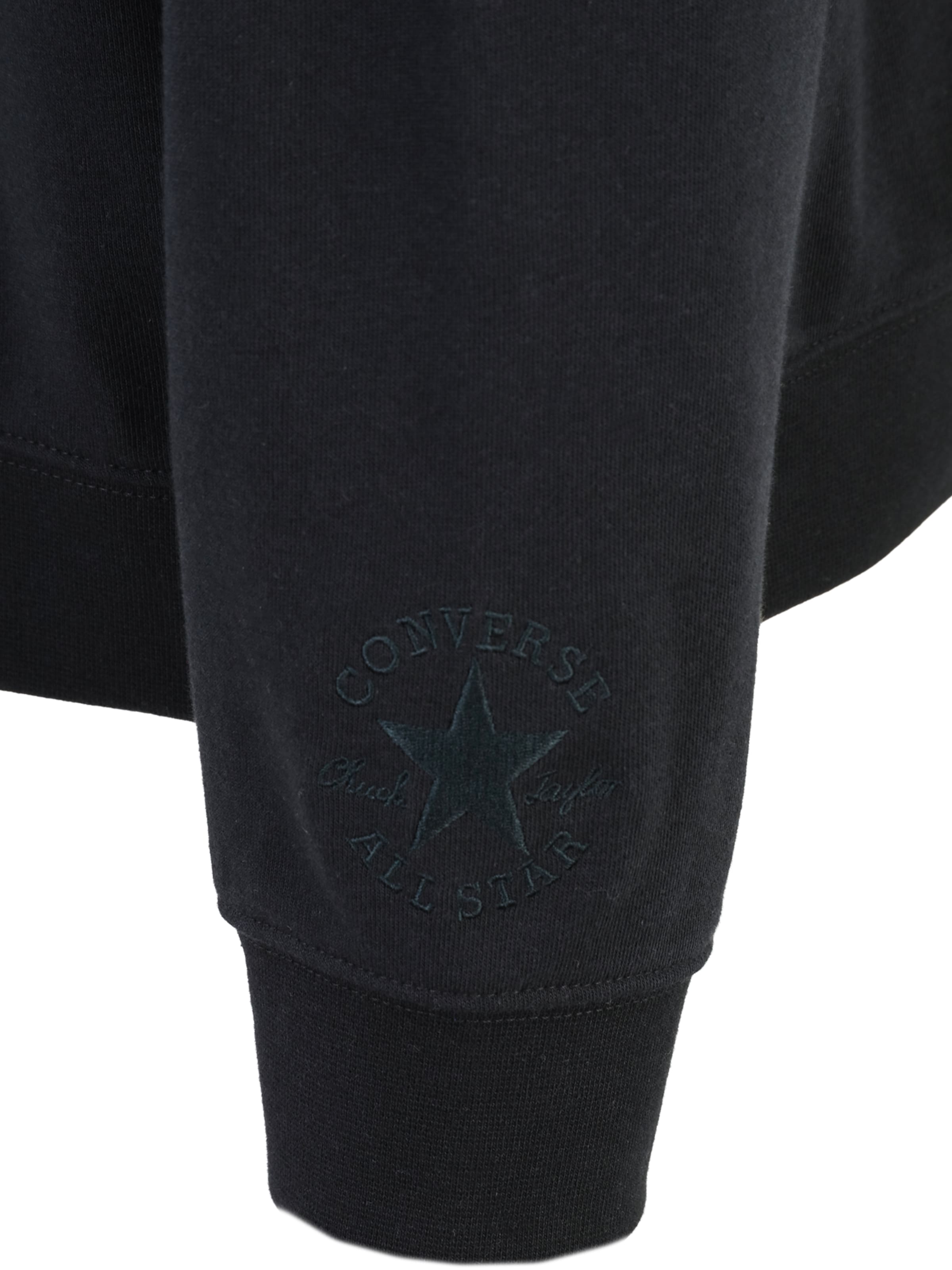 CONVERSE - Sudadera 'SNKER PATCH' en negro