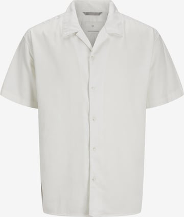 JACK & JONES Button Up Shirt in White: front