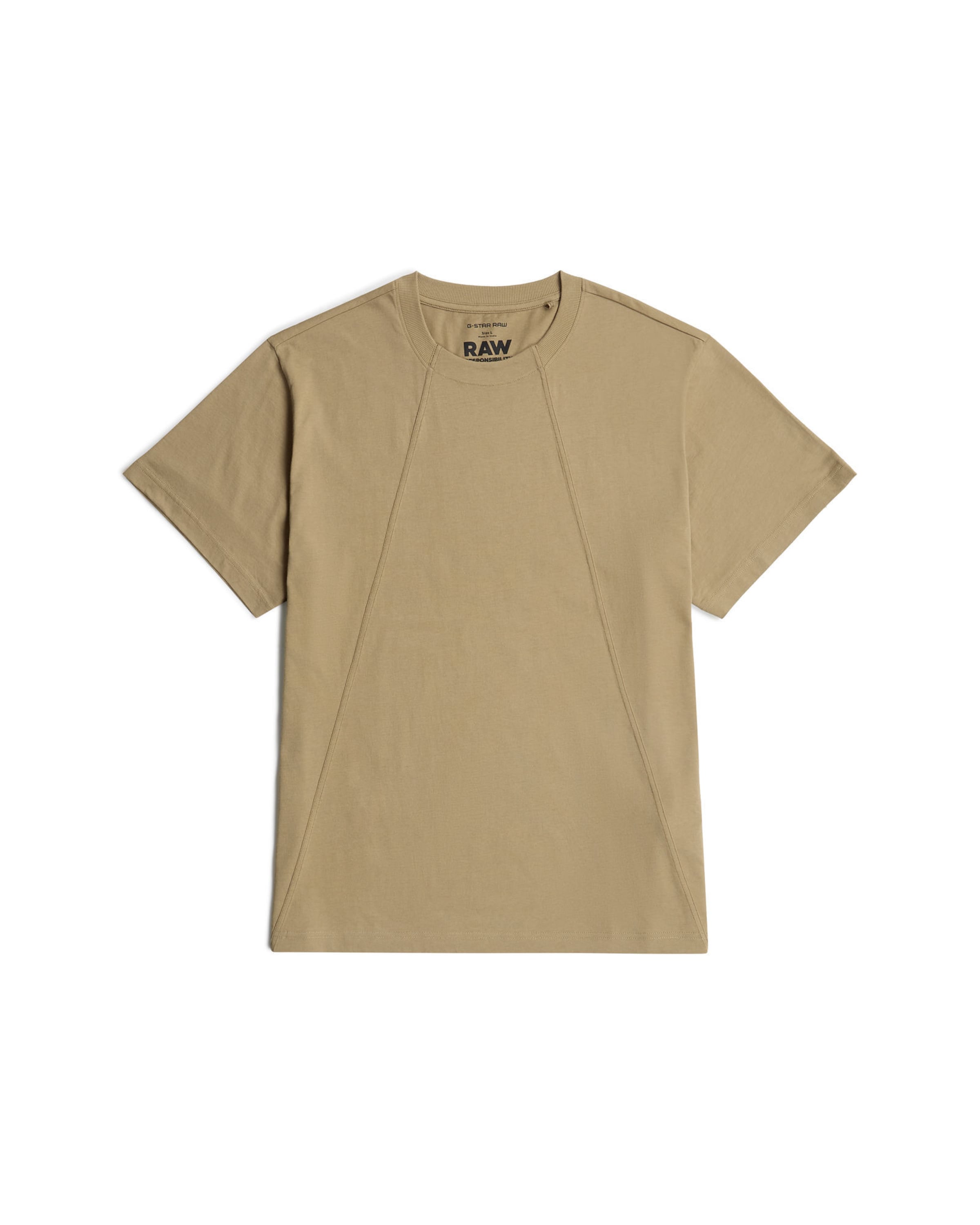 G-STAR Shirt ' ' in Beige: voorkant