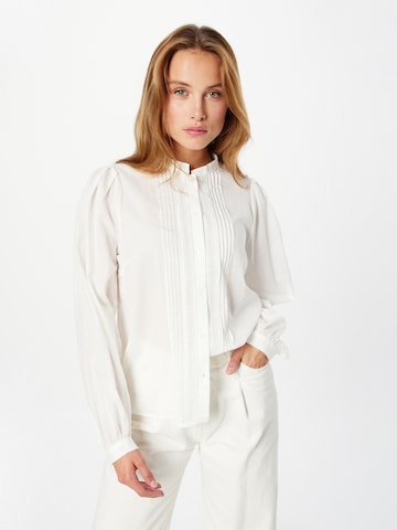 Lindex Blouse 'Claire' in Wit: voorkant