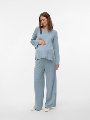MAMALICIOUS Regular Trousers in Blue