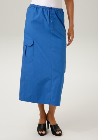 Aniston CASUAL Skirt in Blue: front