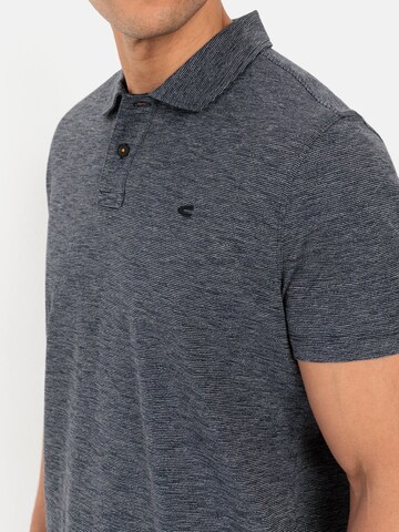 CAMEL ACTIVE Poloshirt aus zertifizierter Baumwolle in Blau