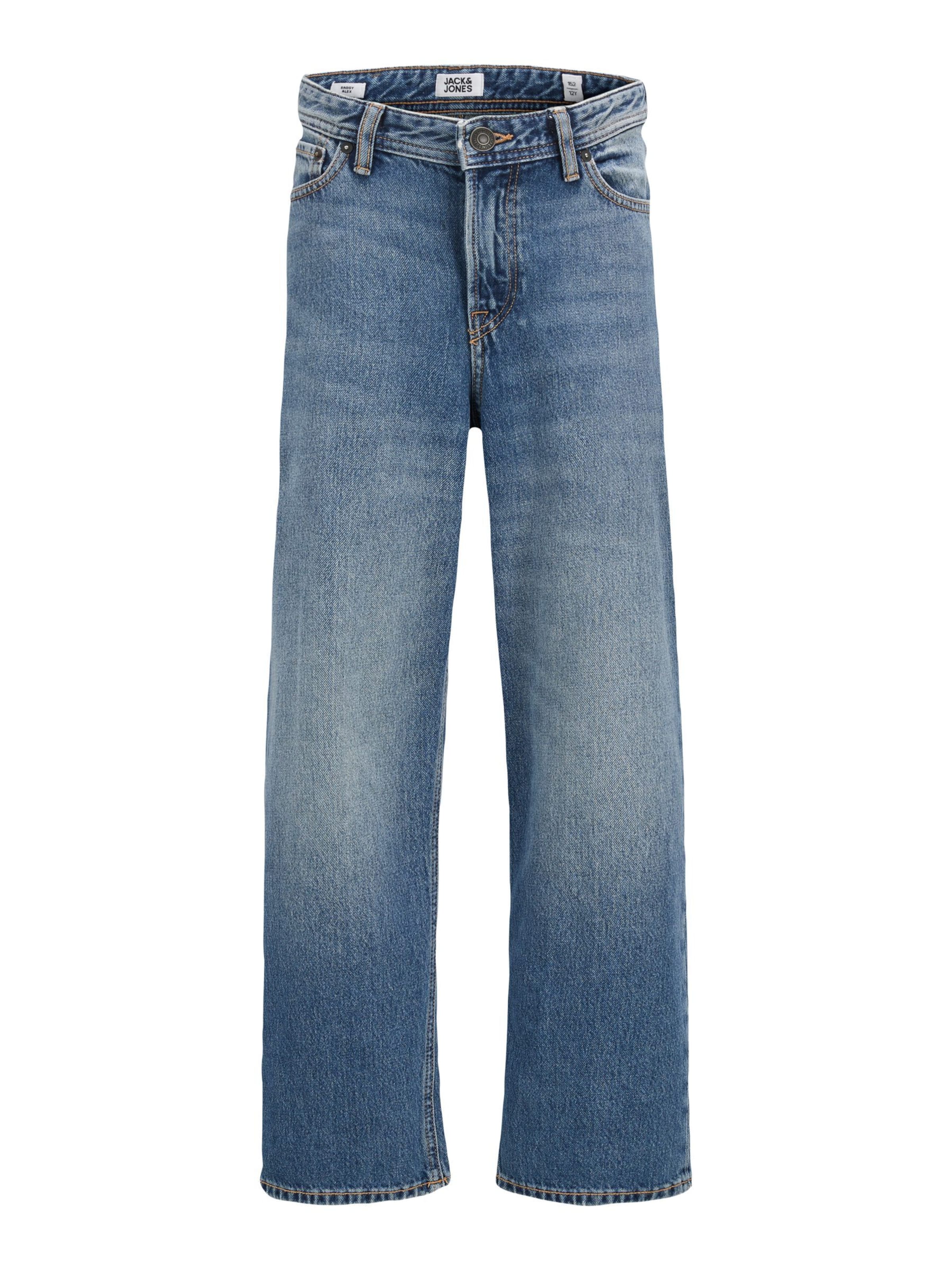 Baggy Jean Jack & Jones Junior en bleu : devant