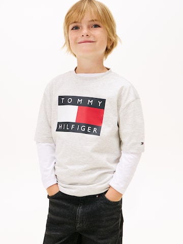 TOMMY HILFIGER Shirt 'HERITAGE' in Grey: front