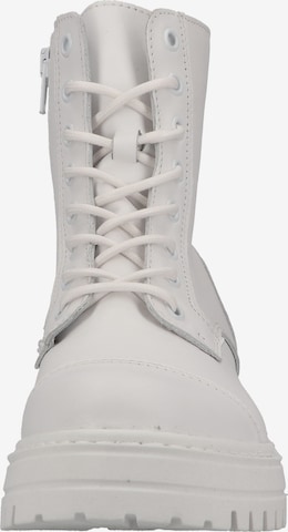 Bottines à lacets Steven New York en blanc