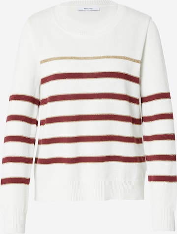 ABOUT YOU Sweater 'Marla' in White: front
