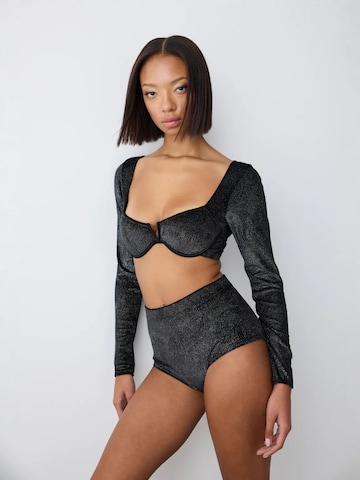 Body a camicia di Penti in nero