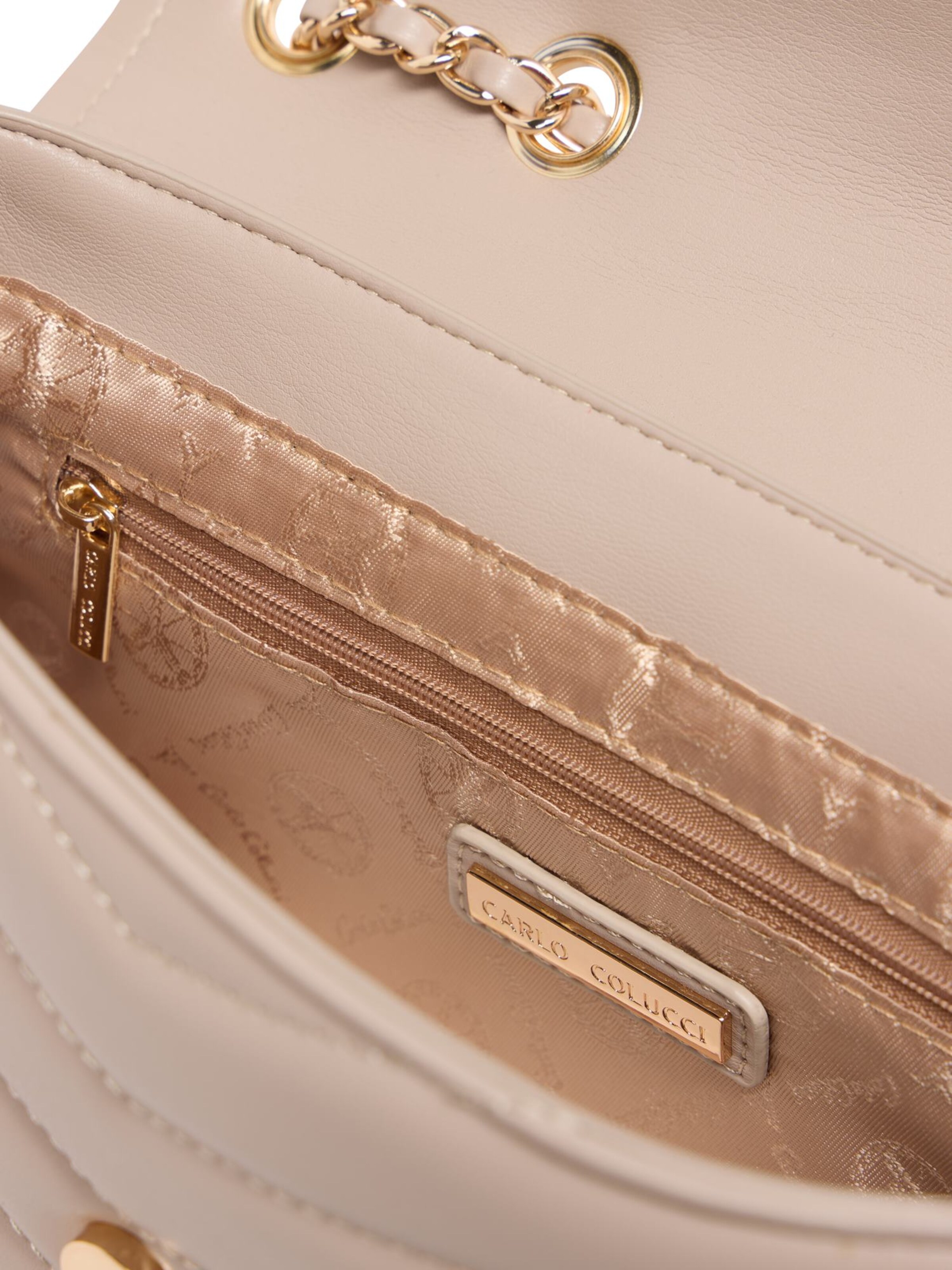 Sac à bandoulière 'Eraldi' Carlo Colucci en beige