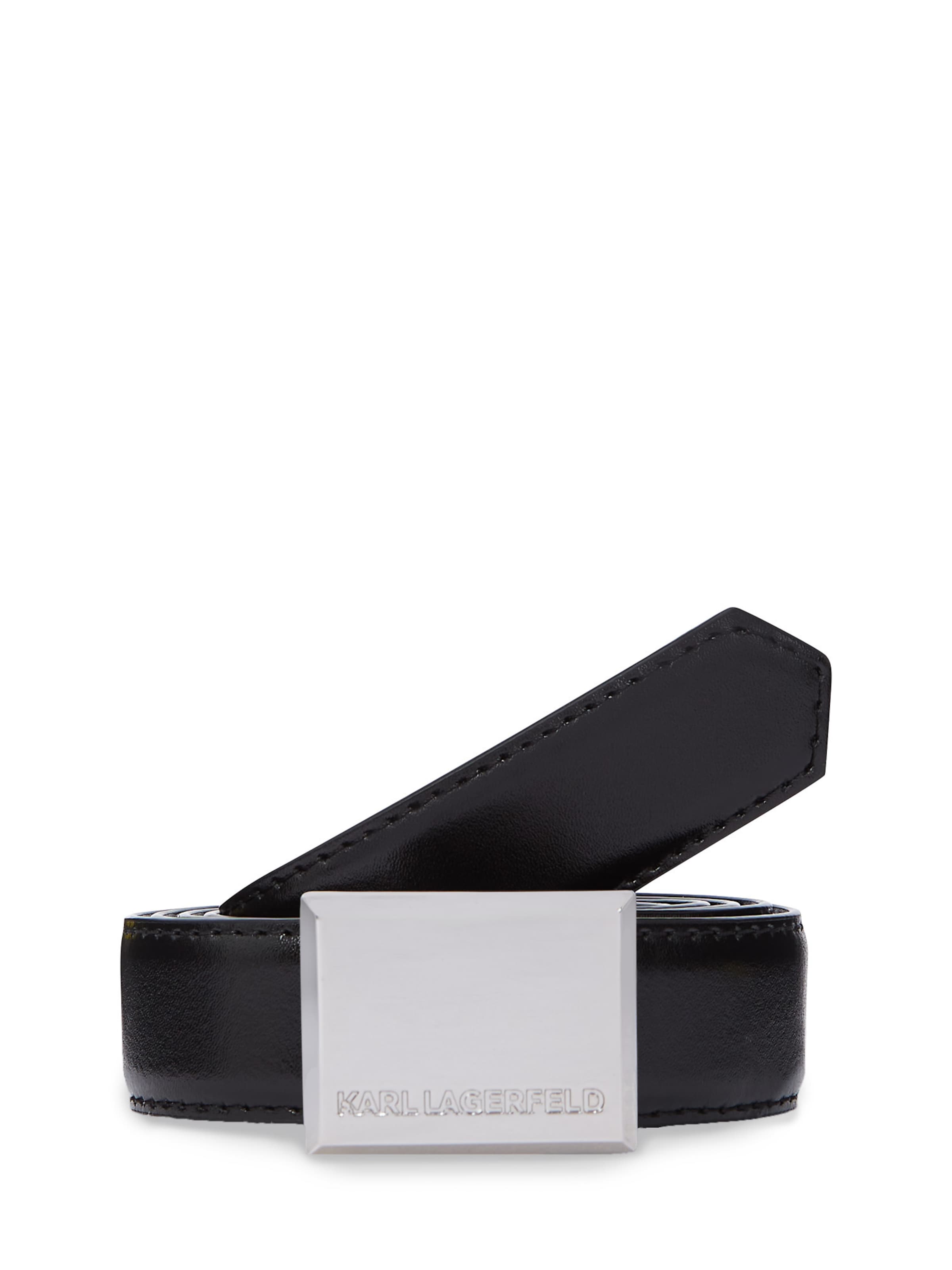 Karl Lagerfeld - Cinturón en negro: frente