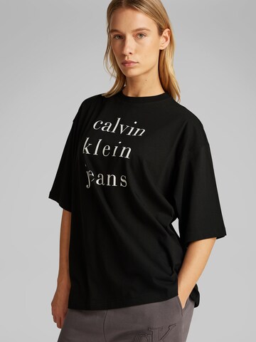 juoda Calvin Klein Jeans Marškinėliai