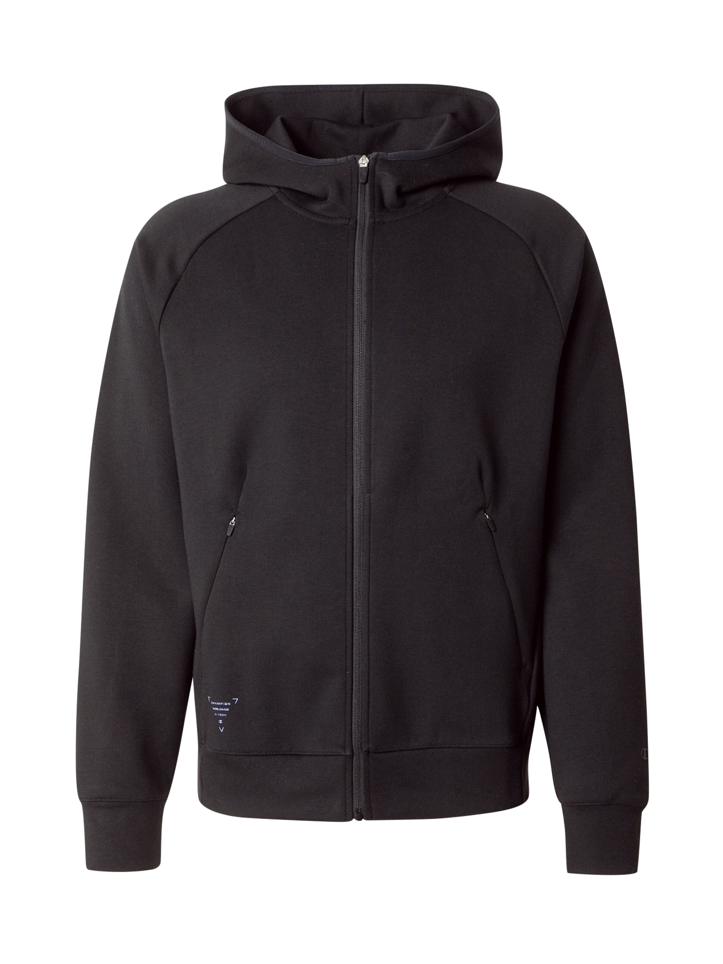 Hanorac de la Champion Authentic Athletic Apparel pe negru: față