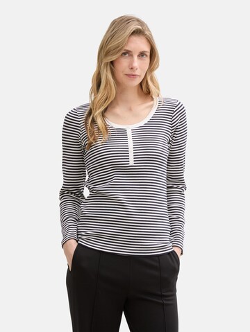 TOM TAILOR Shirt in Blauw: voorkant