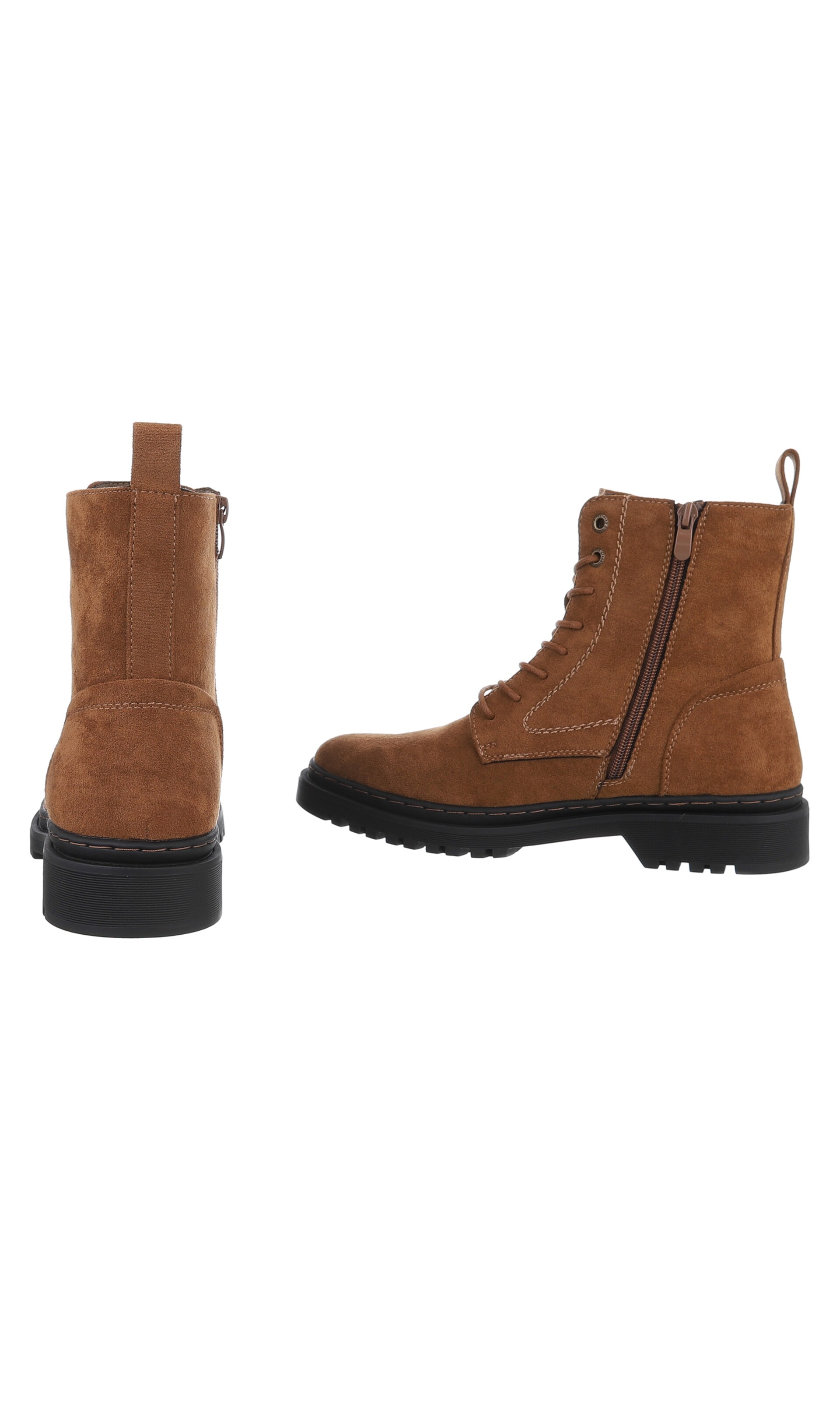 CoolWalk Lace-Up Boots in Beige