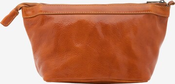 Pochette 'Pochette in vera pelle con zip - I Fratelli' di I Fratelli in beige: frontale