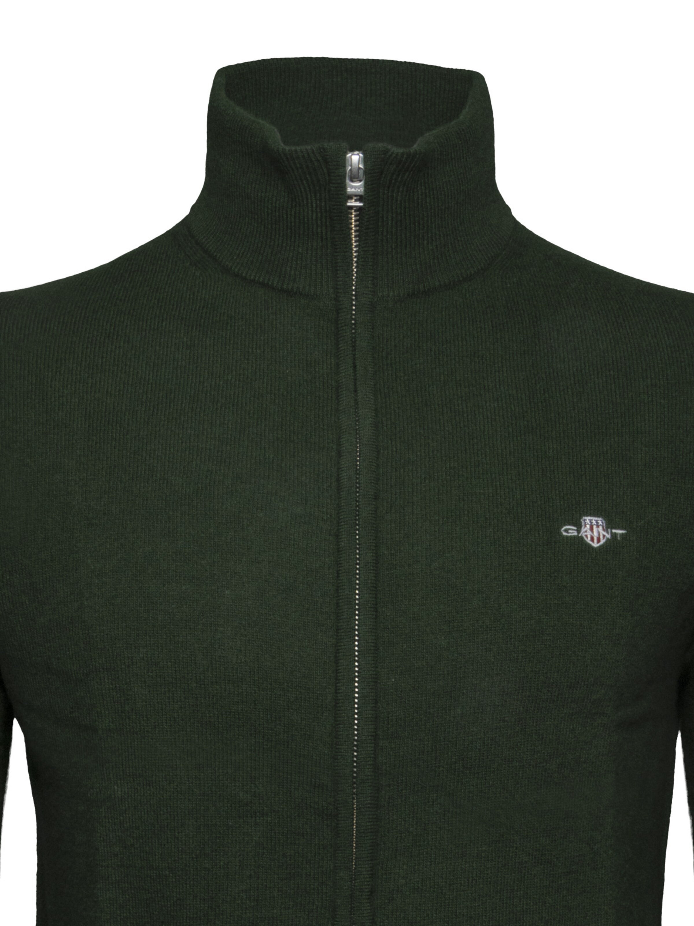 GANT Knit Cardigan in Green