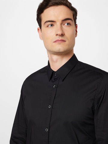 ANTONY MORATO Slim fit Button Up Shirt 'MILANO' in Black