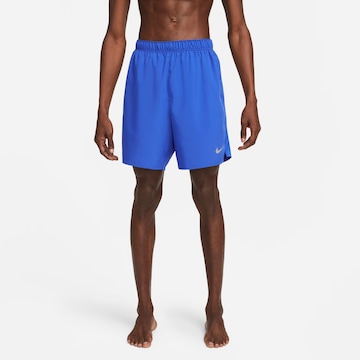 NIKE Regular Workout Pants in Blue: front