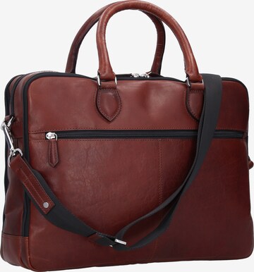 Porte-documents 'Don Valentino' mano en marron