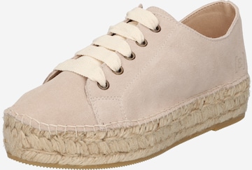 espadrij l´originale Espadrilles 'Basket' in Beige: voorkant