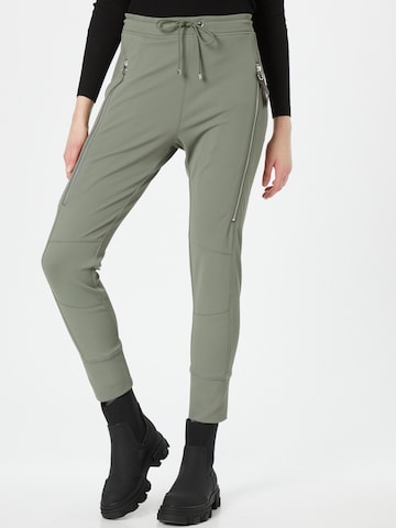 MAC - Tapered Pantalón 'FUTURE 2.0' en verde: frente