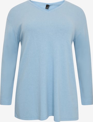 Yoek Sweater in Blue: front