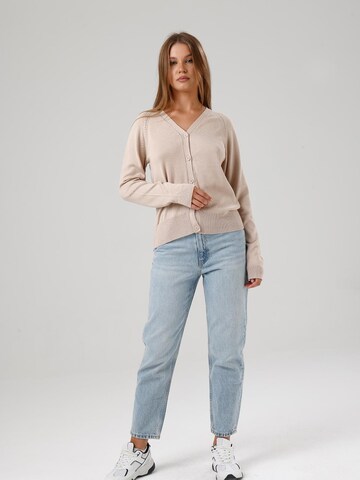 GORG Knit Cardigan in Beige