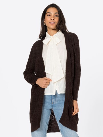 OBJECT Cardigan 'Nova Stella' i brun: forside