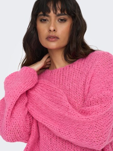 ONLY Pullover 'Nordic' i pink