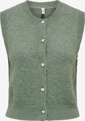 Cardigan 'SKYE' ONLY en vert : devant