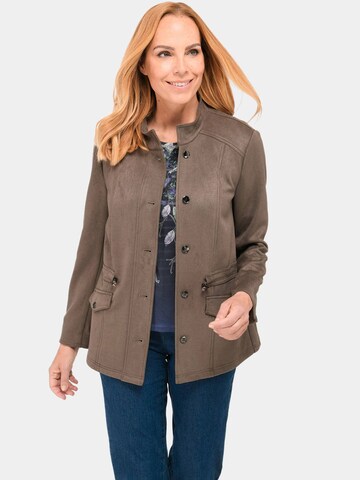 Goldner Between-Season Jacket in Brown: front