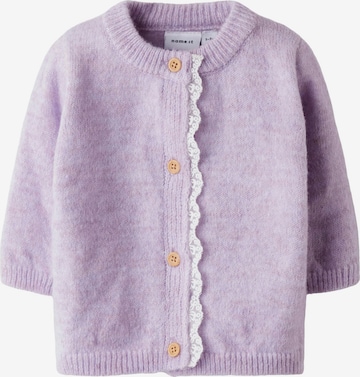 NAME IT Strickjacke in Lila: Vorderseite
