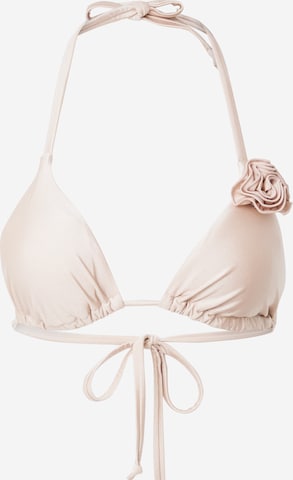 Triunghi Sutien costum de baie 'Lima' de la Hunkemöller pe bej: față