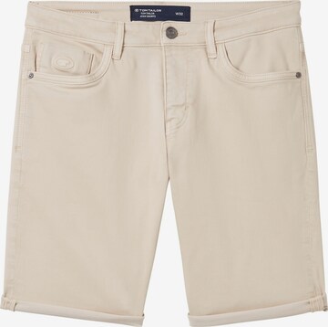 TOM TAILOR Regular Jeans 'Josh' in Beige: voorkant