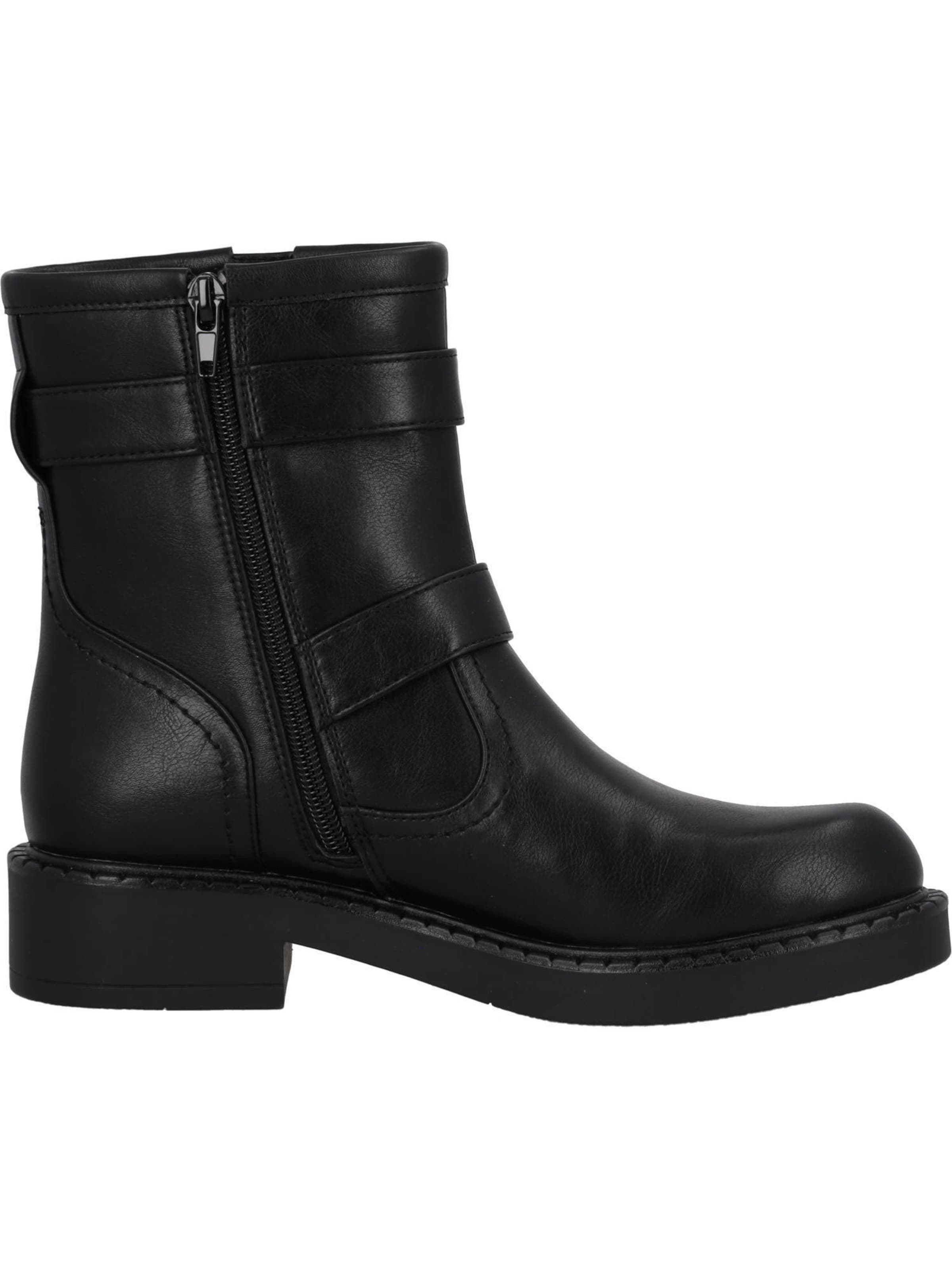 Palado Enkellaarsjes 'Balesina' in Zwart