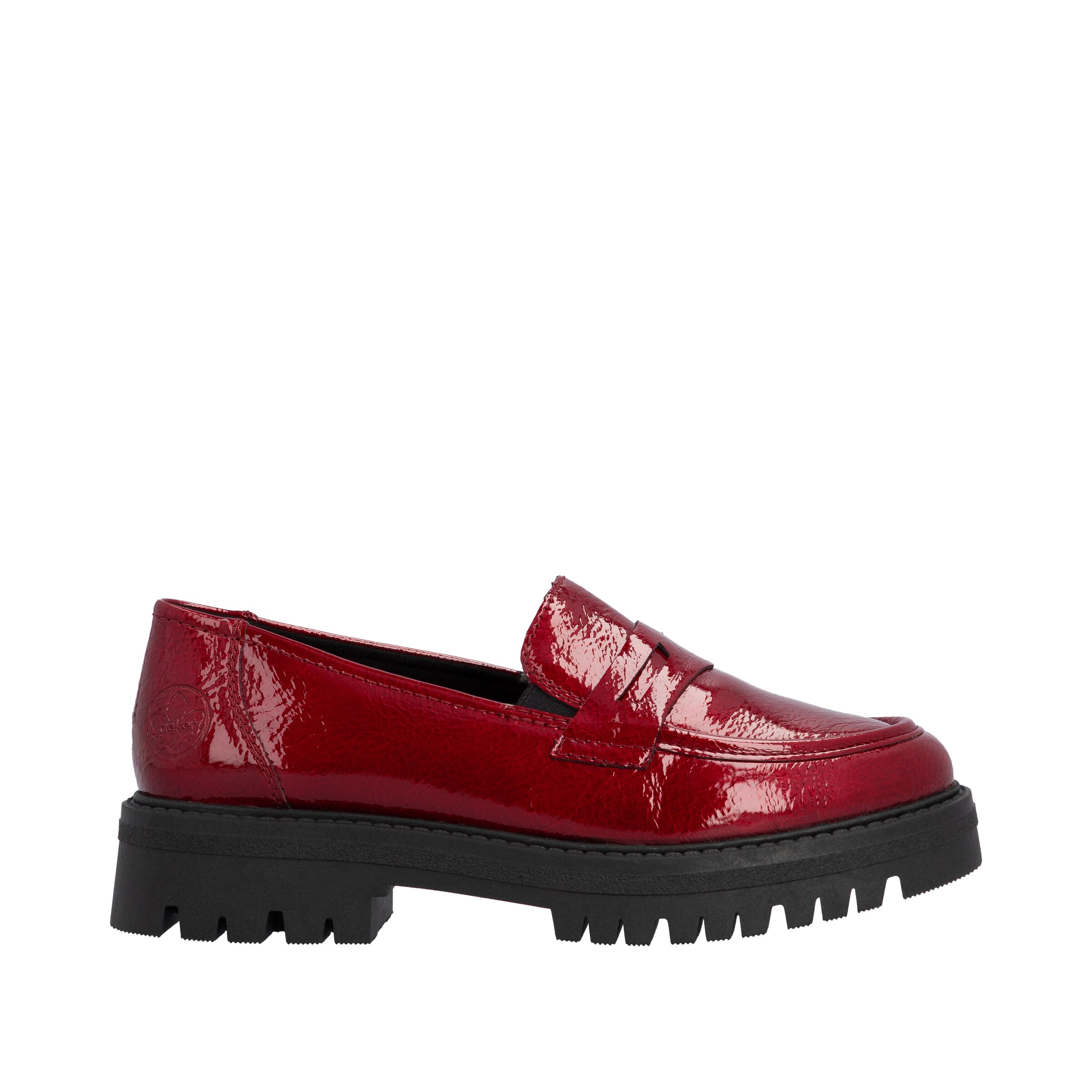 Chaussure basse Rieker en rouge