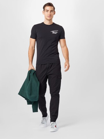 Regular fit Tricou de la Tommy Jeans pe negru