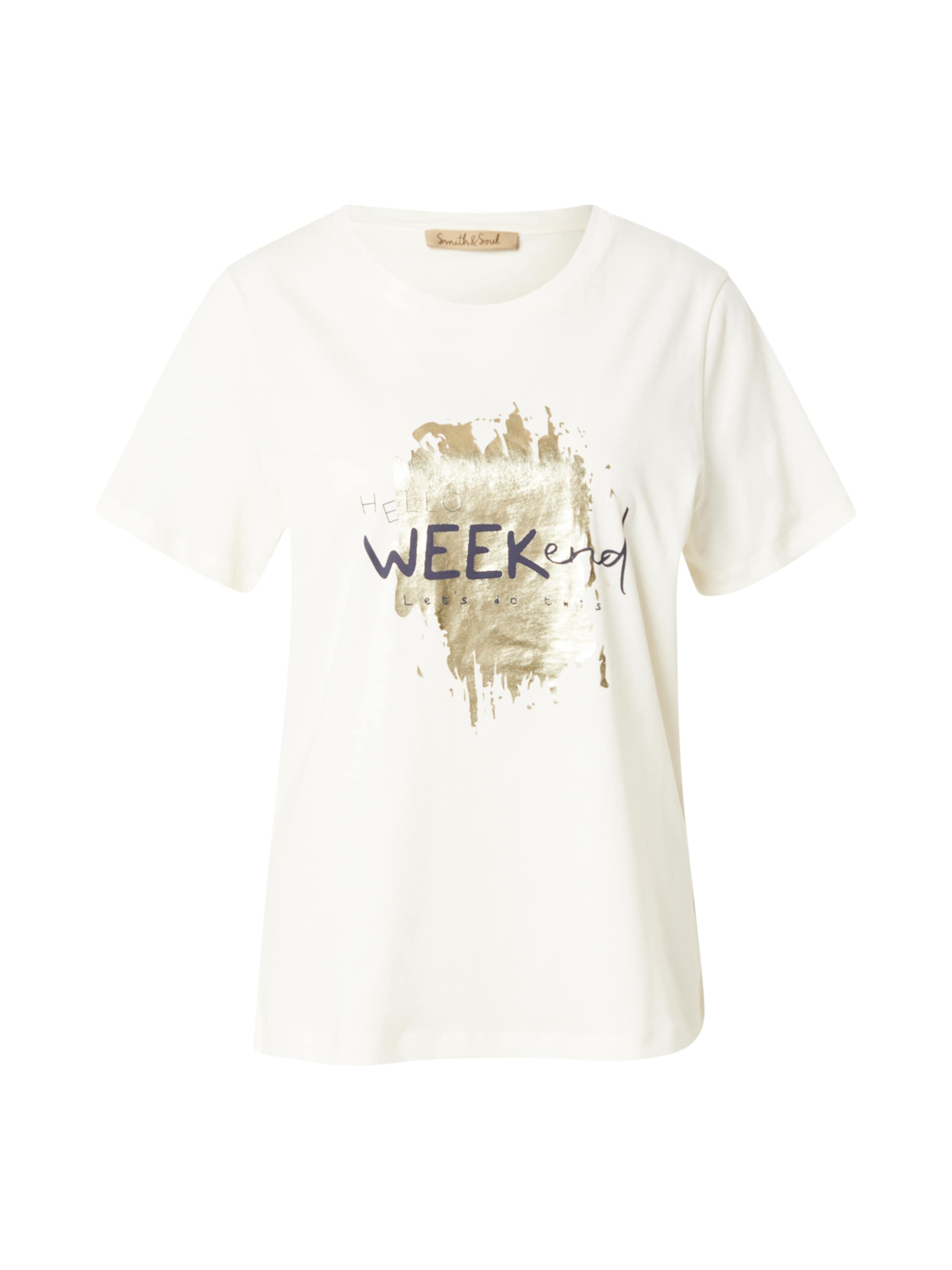 Smith&Soul Koszulka w kolorze beżowy: przód