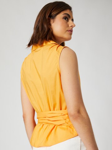 Guido Maria Kretschmer Women Top 'Evita' in Yellow