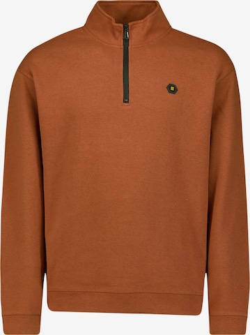No Excess Sweatshirt in Braun: Vorderseite