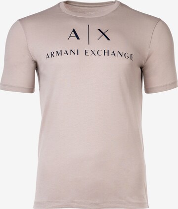 Maglietta '8NZTCJ' di ARMANI EXCHANGE in beige: frontale