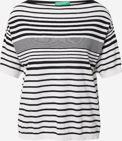 UNITED COLORS OF BENETTON Sweater in Black / White, Item view