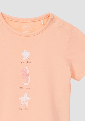 T-Shirt s.Oliver en orange