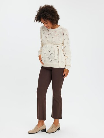 MAMALICIOUS Pullover  'Dora' in Weiß