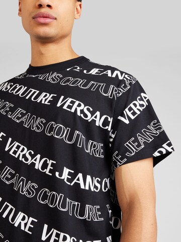 Versace Jeans Couture Koszulka w kolorze czarny