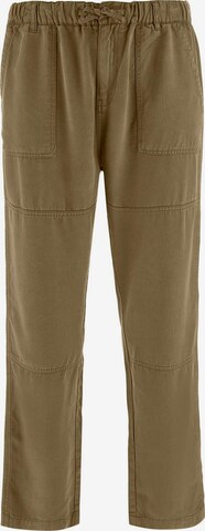 GUESS Slim fit Pants in Green: front