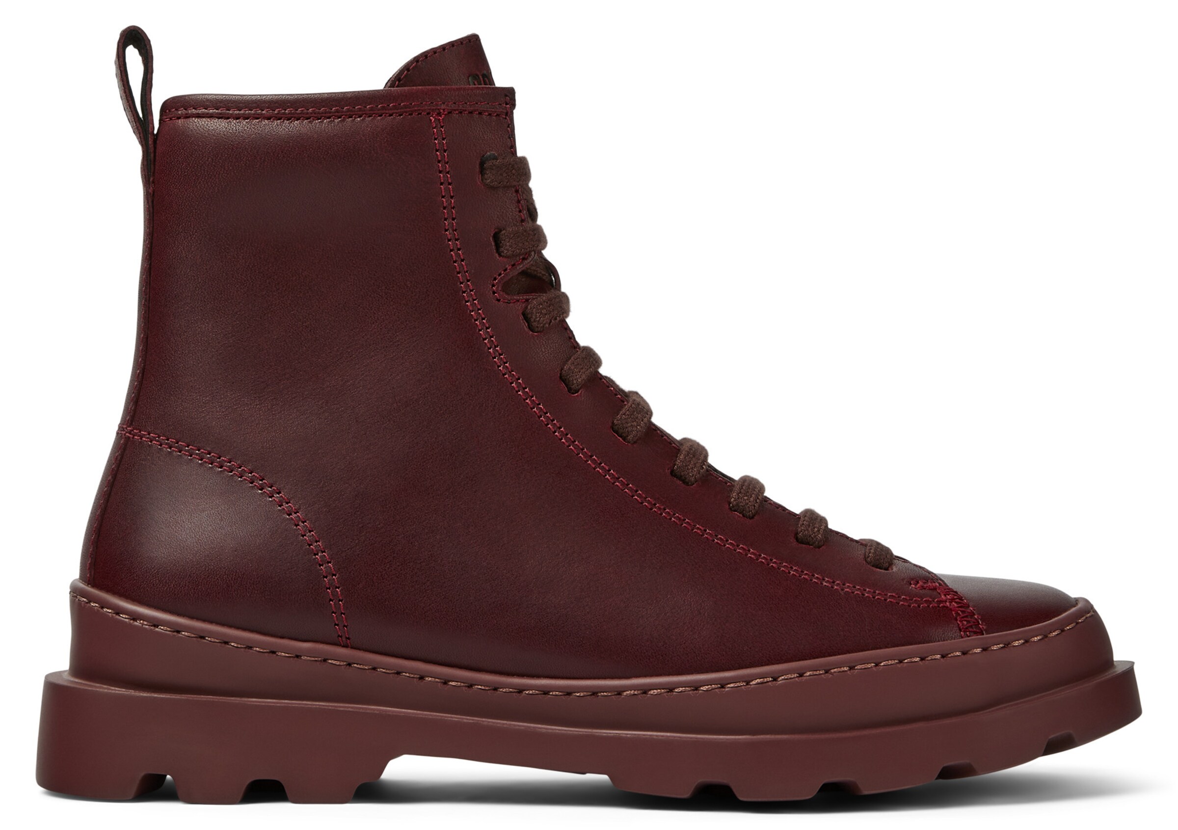 Bottines à lacets 'Brutus' CAMPER en rouge