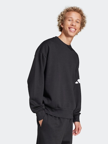 ADIDAS SPORTSWEAR Sportsweatshirt in Zwart: voorkant