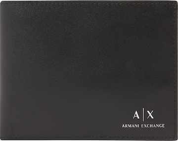 Porte-monnaies ARMANI EXCHANGE en noir : devant
